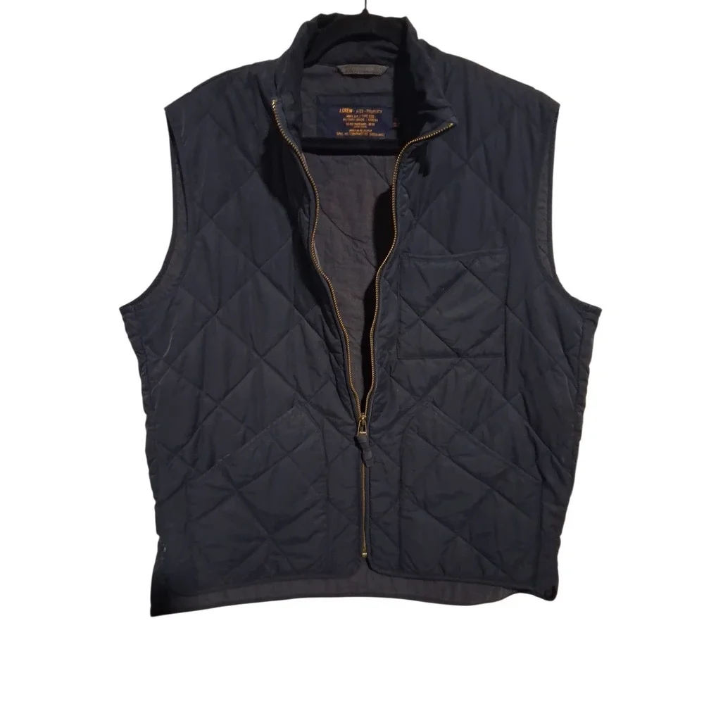 J. Crew Quilted Gorpcore Outerwear Mens size XL Sussex Military Grade G-38 Vest